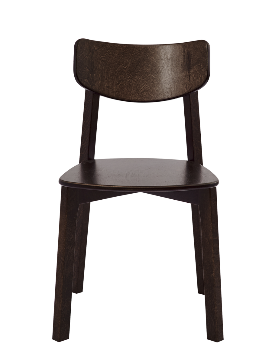 Комплект из двух стульев Вега с жестким сиденьем орех