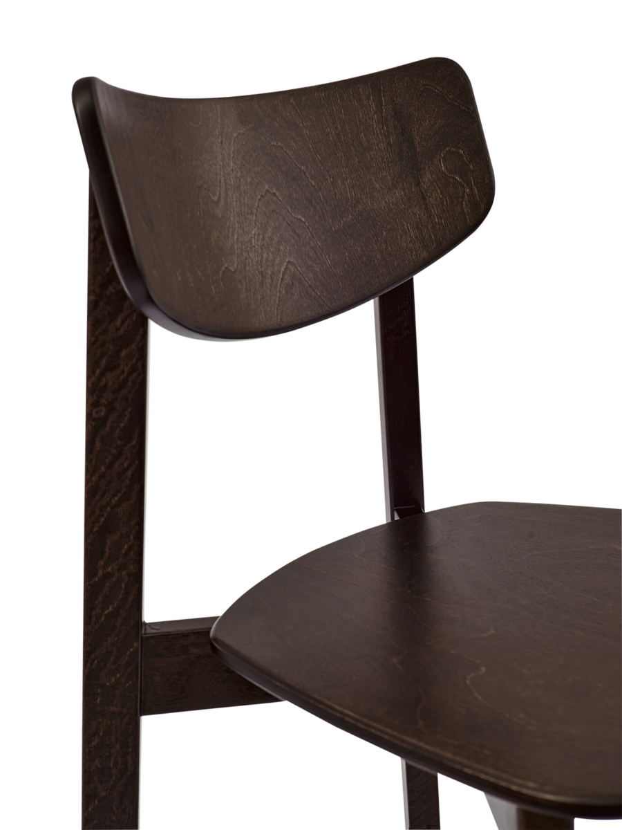 Комплект из двух стульев Вега с жестким сиденьем, Орех
