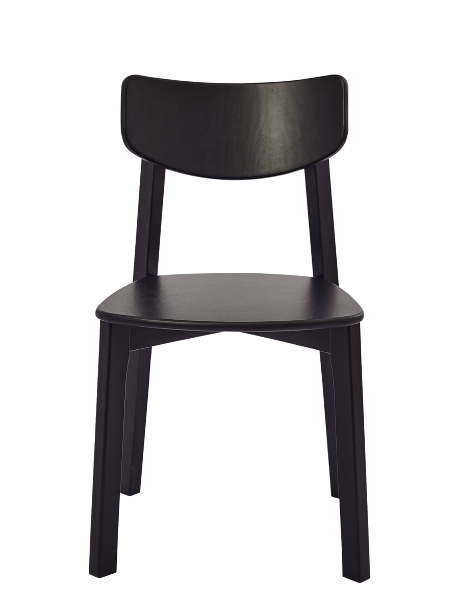 Комплект из двух стульев Вега с жестким сиденьем Черный