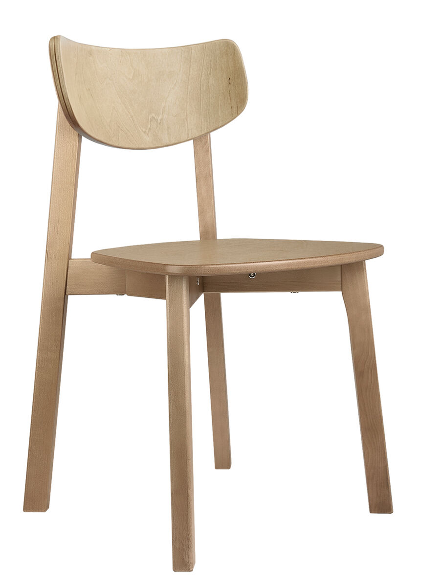 Комплект из двух стульев Вега с жестким сиденьем, дуб