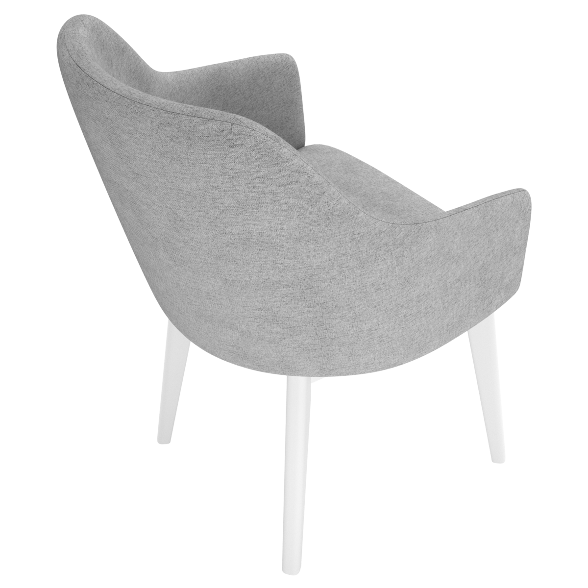 Комплект из двух стульев Каф Белый Жаккард Сильвер